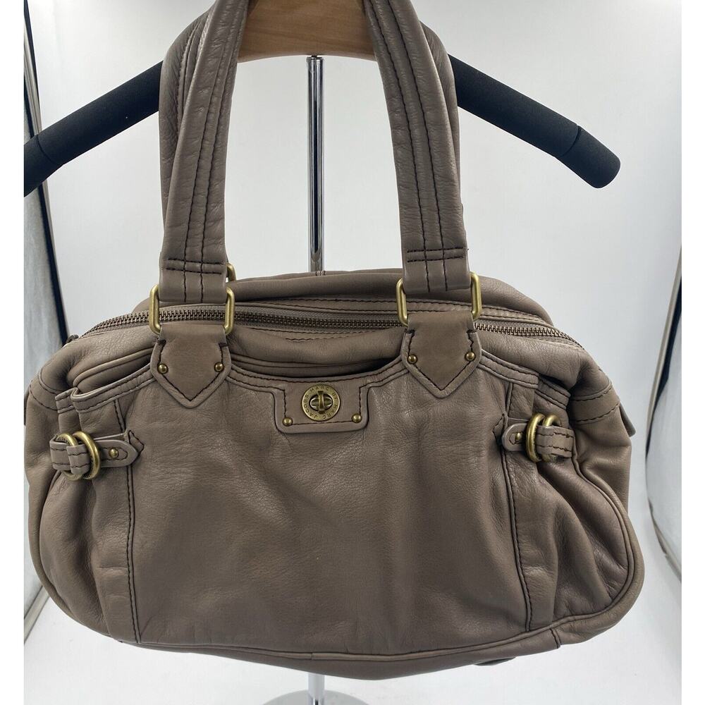 Marc By Marc Jacobs Women's Soft Leather Hobo Tote Purse Bag Navy Blue EUC